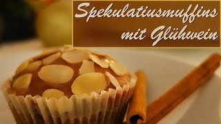 Spekulatiusmuffins mit Glühwein