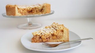 Einfacher Apfelstreuselkuchen / Apfelkuchen mit Streuseln