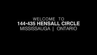 144 - 435 Hensall Circle Mississauga, Cooksville