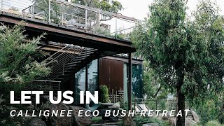 Luxury Eco Bush Retreat w Loft Bed \u0026 Lap Pool! 🍃💦 Australian Home Tour: Callignee II, Let Us In EP29