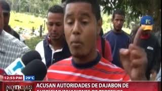 Acusan autoridades de Dajabón de auspiciar invasores de terrenos