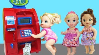 Baby Alive Oyuncak Bebek ATM'den Para Çekiyor | Oyuncak Para Çekme Makinesi | EvcilikTV