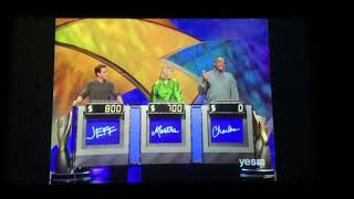 Jeopardy, Celebrity Jeopardy 2001 - 1st Daily Double (2/6/01)