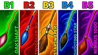 Every Flying BROOMSTICK in Harry Potter EXPLAINED in Detail