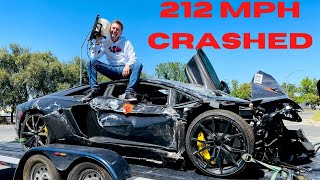 CRASHED Lamborghini at 212 MPH!! - Time to Rebuild It ( #108)