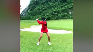 KLPGA 허은지 프로의 골프스윙 15분 영상. 골프스윙 연습할때 틀어놓고 하시면 됩니다