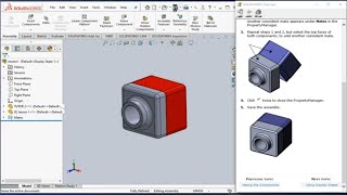 SOLIDWORKS - TUTORIAL 2 - LESSON 2 OF SOLIDWORKS - PART AND ASSEMBLY (2023)