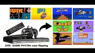 DVD GAME PH170n com Ripping - PHILCO - Jogando alguns jogos