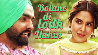 Bolne Di Lod Nahi - Happy Raikoti - Nikka Zaildar - Rohit Staar - HD Status - Whatsaap Status