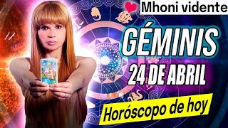 REGRESARÁ A TI? 😲 👀  Mhoni VIDENTE 🔮 ❤ horóscopo– horoscopo de hoy GÉMINIS 24 de  ABRIL 2024❤️🧡💛❤️✅