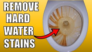 How to Remove Hard Water Stains From a Toilet Naturally