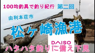 【100均釣具で釣り紀行】ダイソー釣具で松ヶ崎漁港【第二回】