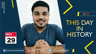 This day in History // November-29 //ചരിത്രത്തിൽ ഇന്ന്-Anandu RavindraNadh // History Malayalam