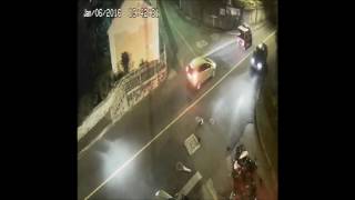 CCTV Footage Of Road Collisions, May 8 2017