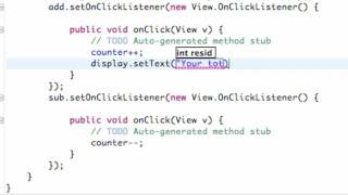Android Application Development Tutorial 10 Using setText method for our button YouTube
