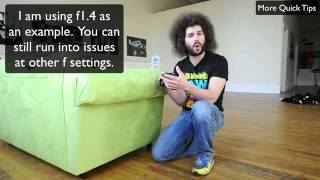 Quick Tip Getting sharp photos with Single Focus Mode