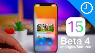 iOS 15 BETA 4 Changes / Features!