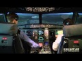 Flying Airbus A320: full cockpit video (part 3) - Baltic Aviation Academy