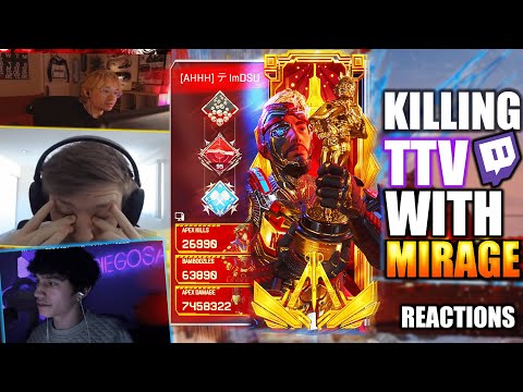 #1 Movement Mirage Killing STREAMERS with the FUNNIEST reactions… (Apex Legends, Season 20)