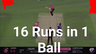 16 Runs in 1 BBL League 2023 | Steve Smith Unbelievable Batting | Shocked by bowler Joel Paris