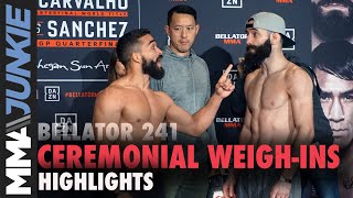 Bellator 241 ceremonial weigh-in highlights