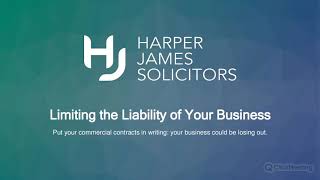 Limiting the Liability of Your Business