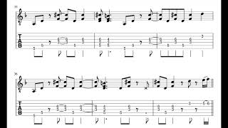 Beautiful Love Intro\u0026Theme / Mike Moreno Transcriptions Tab \u0026 Sheet Music