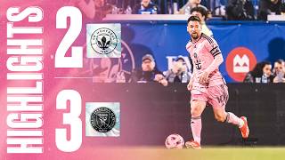 HIGHLIGHTS: CF Montréal 2-3  Inter Miami | 5 wins in a row | Rojas, Suarez and Benja with the goals