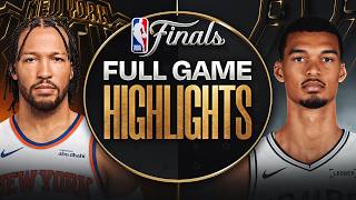 #3 KNICKS at #2 SPURS | NBA FINALS GAME 1 HIGHLIGHTS | June 3, 2026