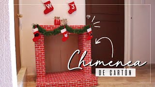 DIY ♡ Chimenea con cajas de CARTÓN | MenaBlomster