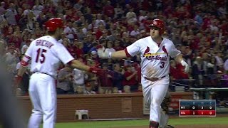 PIT@STL: Gyorko opens the scoring with a solo blast