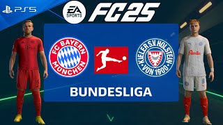 FC 25 | Bayern Munich vs Holstein Kiel | Bundesliga 2024/25 | PS5