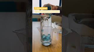 Measure the volume of objects - easy kids science experiments #shorts