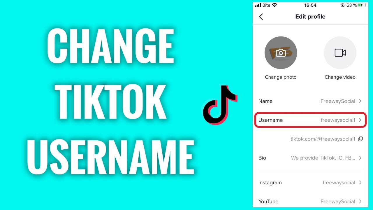 How To Change TikTok Username - YouTube