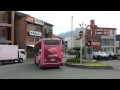 jr伊予大洲駅前の肱南観光バス「ぐるりんおおず」　kounan bus jr iyo ozu station 2014.9