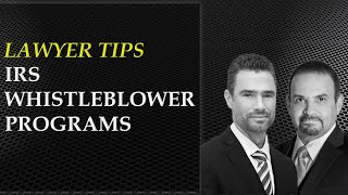 IRS Whistleblower Programs You Should Know About