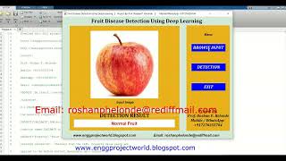 Fruit Disease Detection Using Deep Learning Matlab Project With Source Code Fruit Disease Analysis