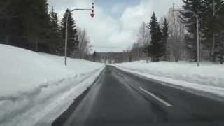 Hokkaido drive from Bifuka to Esashi（Utanobori）,Prefectural Road Route120、Hokkaido Japan