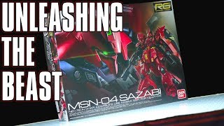 1/144 Real Grade (RG) Sazabi Unboxing - MOBILE SUIT GUNDAM CHAR'S COUNTERATTACK -