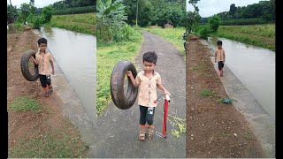 തോട്ടിൽ പോയി നീന്താൻ പഠിക്കാം  #Learn Swimming #My Favorite Place