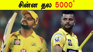 Raina crossed 5000 ipl runs | ஐபிஎல் வரலாற்றில் 5,000 ரன்கள் கடந்து புதிய சாதனை