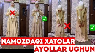 Ayollar uchun Namozdagi xatolar juda ajoyib video