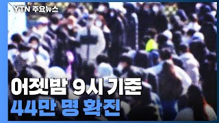 밤 9시 기준 44만 명 확진...'정점' 더 높아지면? / YTN