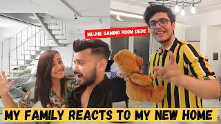 My FAMILY reacts to my NEW HOME *SHOCKING*