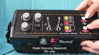 Radel Saarang Maestro Dx / MaestroS dual digital tanpura  - Part 3- other features