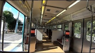 きのくに線113系普通列車車内光景