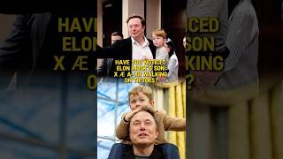 Have you noticed Elon Musk's son X Æ A-Xii walking on tiptoes?#celebrity #elonmusk #donaldtrump