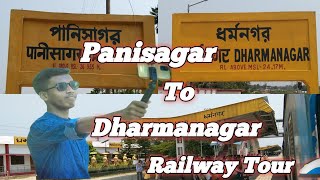 Panisagar To Dharmanagar Railway Tour 🚄 || Railway Natural beauty ❤️ || Vlog:- 8