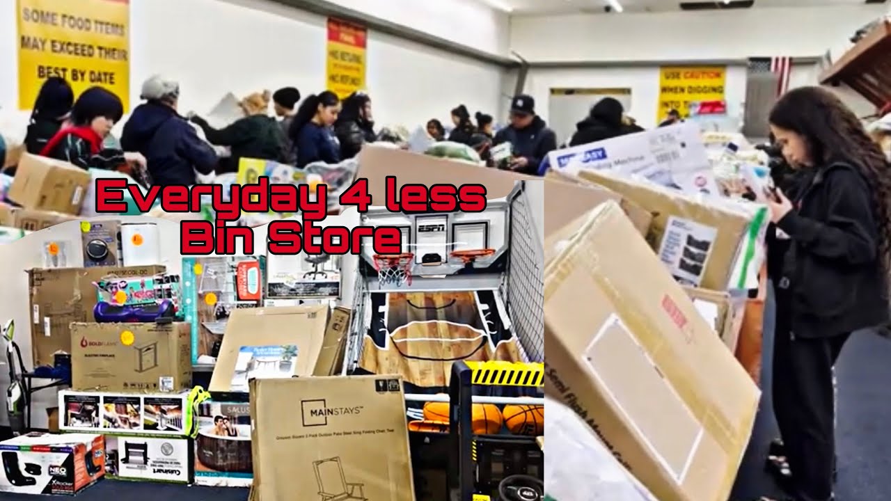 The New AMAZON Liquidation Bins STORE In The Bronx, Ny. - YouTube