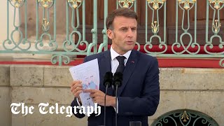 Macron: Ukraine should be allowed to 'neutralise' Russian military bases